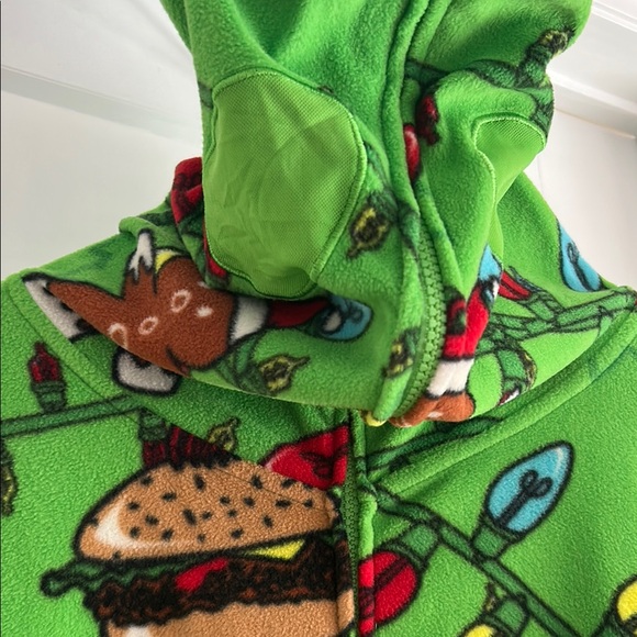 2 Holiday Onesies - kids Santa (10/12) & adult S Festive - Picture 13 of 15